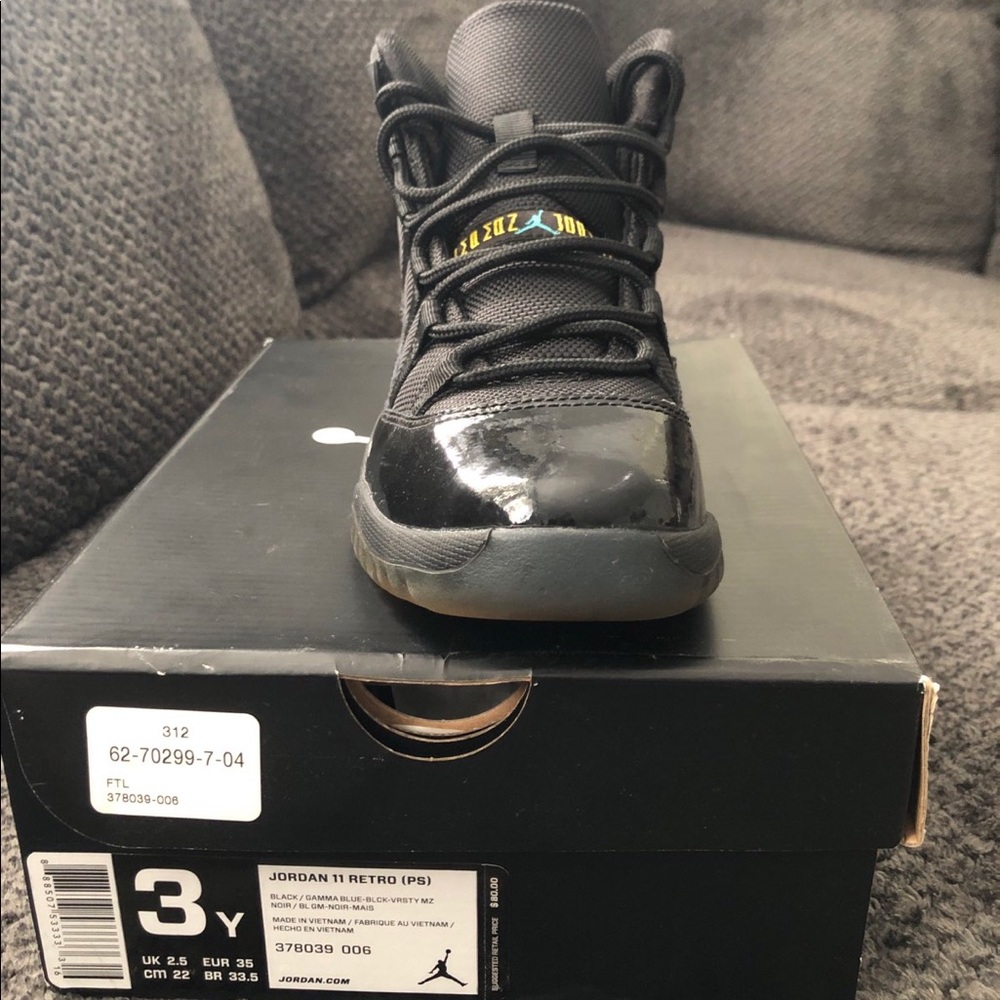 Jordan Retro 11 “Gamma Blue” Size 3